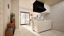 JR宇野線 大元駅 徒歩20分の賃貸アパート 2階1LDKのリビング/ダイニング