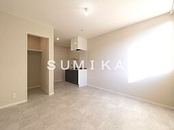 JR津山線 法界院駅 徒歩18分の賃貸アパート 1階ワンルームのリビング/ダイニング