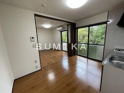 岡山電気軌道東山本線 東山・おかでんミュージアム駅駅 徒歩14分の賃貸アパート 2階1LDKのリビング/ダイニング