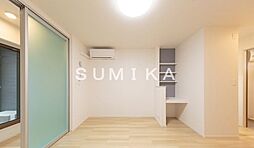 JR宇野線 大元駅 徒歩12分の賃貸アパート 1階ワンルームのリビング/ダイニング