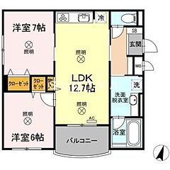 物件の間取り