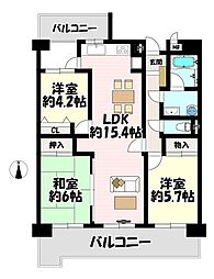 間取図画像 3LDK