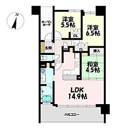 間取図画像 3LDK