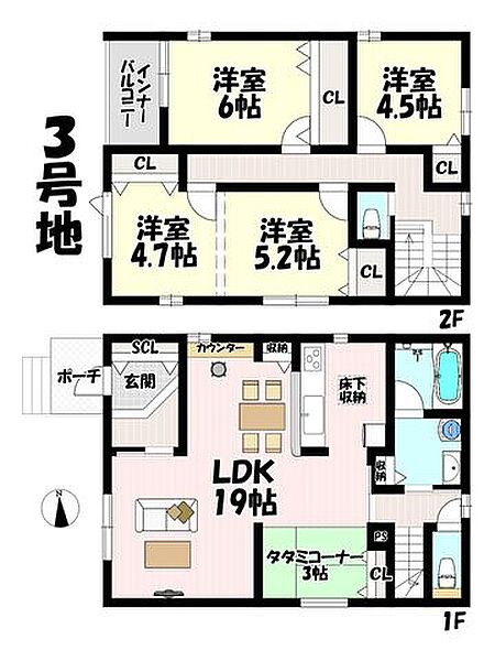 間取りを拡大表示