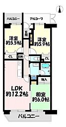 間取図画像 3LDK
