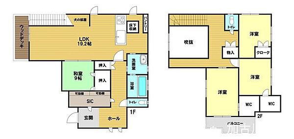 間取りを拡大表示