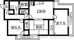 間取図画像 3DK