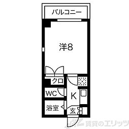 間取図画像 1K