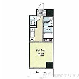 ドゥーエ本庄 1Kの間取図画像