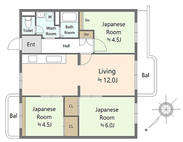 間取りを拡大表示