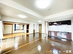 モアグレース音羽イースト 2LDKのリビング/ダイニング