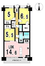間取図画像 3LDK