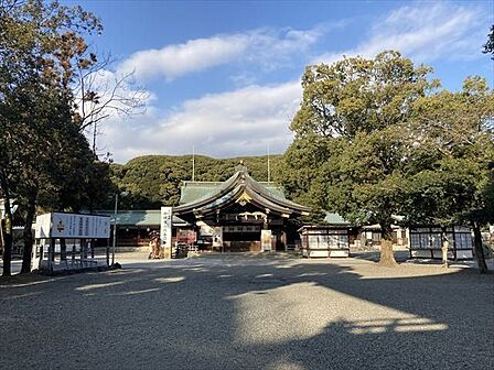 真清田神社 1280m