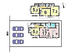 ハートフルタウン一宮市浅井町河田34番 A号棟 新築一戸建て