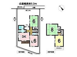 四日市市大字泊村　中古一戸建て 4DKの間取り