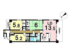 間取図画像 3LDK