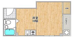 ドムール塚本 ワンルームの間取図画像