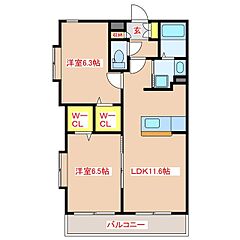 物件の間取り