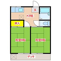 間取図画像 2K