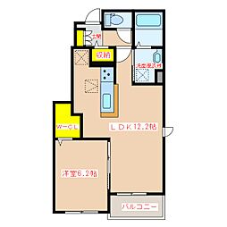 エクセレントN5 1LDKの間取図画像