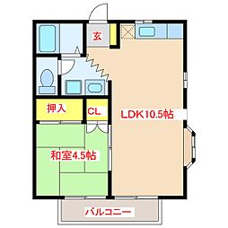 間取図画像 1LDK