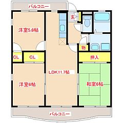 物件の間取り