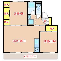 物件の間取り