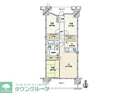 東京フロンティアシティパーク&パークス 3LDKの間取図画像