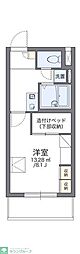 レオパレスエトワール 1Kの間取図画像