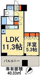 プロスペクトKALON三ノ輪 1LDKの間取図画像