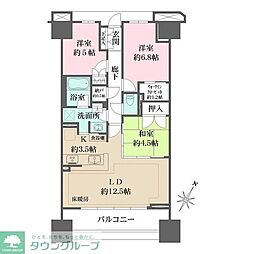 ザ・パークハウス青砥 3LDKの間取図画像