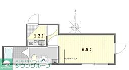 (仮称)西新井627 A棟 1Kの間取図画像