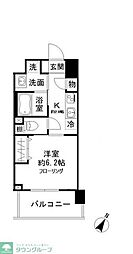 ミッテドルフ 1Kの間取図画像