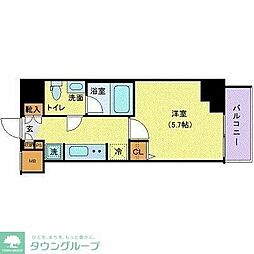 ＡＺＥＳＴ北千住 7階1Kの間取り