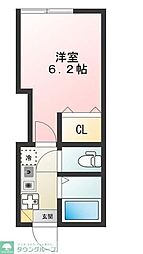 Ｇｌａｎｚ亀有 1階1Kの間取り