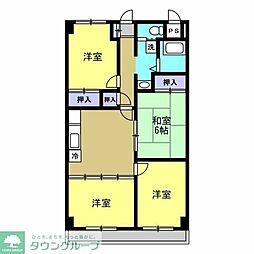 セボール 6階3LDKの間取り