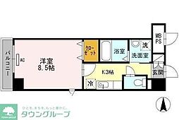 名古屋市営桜通線 丸の内駅 徒歩4分の賃貸マンション 5階1Kの間取り