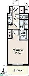 S-RESIDENCE堀田North2 1Kの間取図画像
