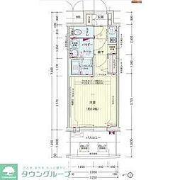 名古屋市営名城線 栄駅 徒歩8分の賃貸マンション 15階1Kの間取り