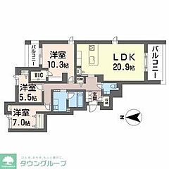 物件の間取り