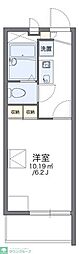 レオパレス荒崎 1Kの間取図画像