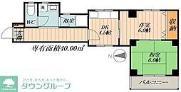 名古屋臨海高速あおなみ線 中島駅 徒歩17分の賃貸マンション 1階2DKの間取り