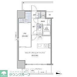パークアクシス名古屋山王橋 1LDKの間取図画像