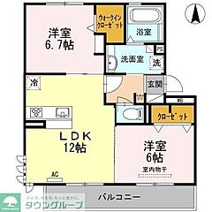 物件の間取り