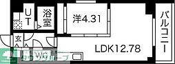 S-FORT熱田花町 1LDKの間取図画像