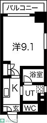 アールズタワー瑞穂運動場西駅前 1Kの間取図画像