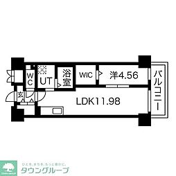 Primal千種stelo 1LDKの間取図画像