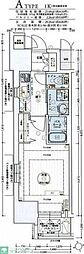 エステムコート名古屋今池アーバンゲート 1Kの間取図画像