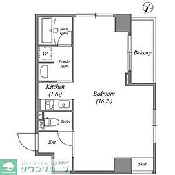 T'sRESIDENCENagoya ワンルームの間取図画像