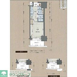 名古屋市営鶴舞線 上前津駅 徒歩5分の賃貸マンション 4階1Kの間取り